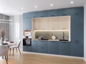 Кухонный гарнитур Фьюжн 3400 (Стол. 38мм) в Североуральске - severouralsk.ok-mebel.com | фото