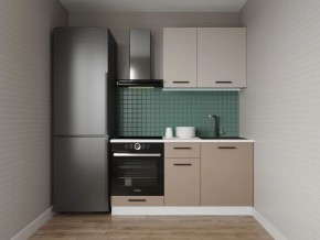 Кухонный гарнитур Каппучино 1600 (Стол. 38мм) в Североуральске - severouralsk.ok-mebel.com | фото