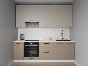 Кухонный гарнитур Каппучино 2400 h950 (Стол. 26мм) в Североуральске - severouralsk.ok-mebel.com | фото