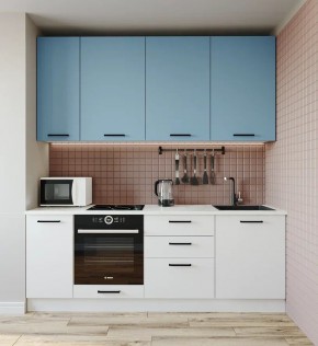 Кухонный гарнитур Капри 2200 h950 (Стол. 38мм) в Североуральске - severouralsk.ok-mebel.com | фото