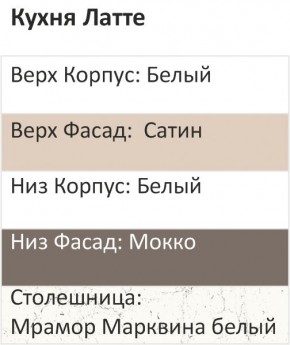 Кухонный гарнитур Латте 1000 (Стол. 38мм) в Североуральске - severouralsk.ok-mebel.com | фото 3