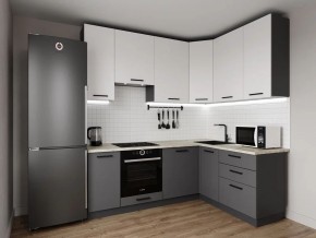 Кухонный гарнитур Меренга 2200*1600 h950 (Стол. 38мм) в Североуральске - severouralsk.ok-mebel.com | фото