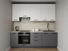 Кухонный гарнитур Меренга 2400 h950 (Стол. 26мм) в Североуральске - severouralsk.ok-mebel.com | фото