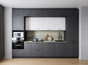 Кухонный гарнитур Меренга 3400 (Стол. 26мм) в Североуральске - severouralsk.ok-mebel.com | фото