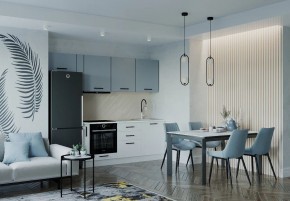 Кухонный гарнитур Ниагара 2550 (Стол. 38мм) в Североуральске - severouralsk.ok-mebel.com | фото