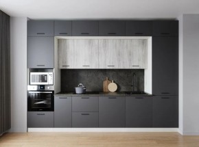 Кухонный гарнитур Санторини 3400 (Стол. 26мм) в Североуральске - severouralsk.ok-mebel.com | фото