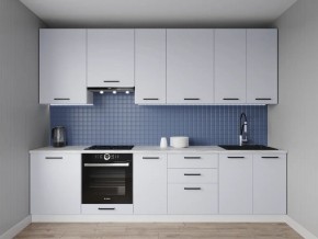 Кухонный гарнитур Смоки 2400 h950 (Стол. 38 мм) в Североуральске - severouralsk.ok-mebel.com | фото