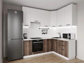 Кухонный гарнитур Старое Дерево 2200*1600 h950 (Стол. 38мм) в Североуральске - severouralsk.ok-mebel.com | фото