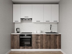 Кухонный гарнитур Старое Дерево 2400 h950 (Стол. 26мм) в Североуральске - severouralsk.ok-mebel.com | фото