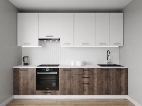 Кухонный гарнитур Старое Дерево 3000 h950 (Стол. 26мм) в Североуральске - severouralsk.ok-mebel.com | фото