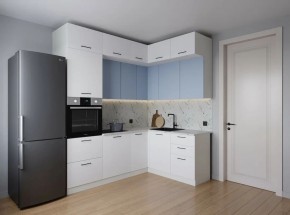 Кухонный гарнитур угловой Капри 2200*1700 (Стол. 38мм) в Североуральске - severouralsk.ok-mebel.com | фото