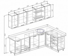 Кухонный гарнитур угловой Шимо 2600х1600 (Стол. 26мм) в Североуральске - severouralsk.ok-mebel.com | фото 2