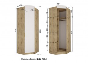 ЛАВИС Детская (модульная) белый/роза-белый софт/ручка золотая в Североуральске - severouralsk.ok-mebel.com | фото 11