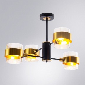 Люстра на штанге Arte Lamp Carlo A8205SP-4BK в Североуральске - severouralsk.ok-mebel.com | фото 2