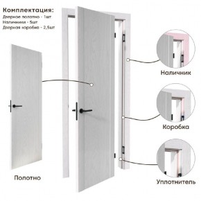 Межкомнатная дверь Bolivar Каньон браун (комплект) в Североуральске - severouralsk.ok-mebel.com | фото 4