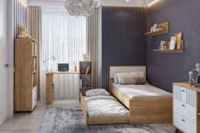 МИЛАН Детская (Дуб Золотой/Белый матовый) в Североуральске - severouralsk.ok-mebel.com | фото 47