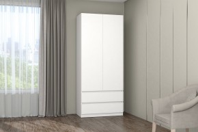 МС "Хилтон" Шкаф №3 900 (Белый текстурный) в Североуральске - severouralsk.ok-mebel.com | фото