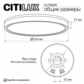 Накладной светильник Citilux Etalon CL750241 в Североуральске - severouralsk.ok-mebel.com | фото 9