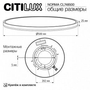Накладной светильник Citilux Norma CL748500 в Североуральске - severouralsk.ok-mebel.com | фото 11