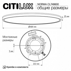 Накладной светильник Citilux Norma CL748600 в Североуральске - severouralsk.ok-mebel.com | фото 10