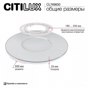 Накладной светильник Citilux NORMA CL749600 в Североуральске - severouralsk.ok-mebel.com | фото 12