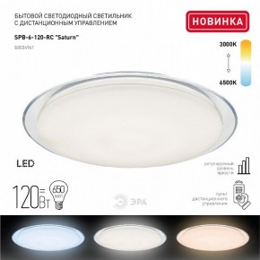 Накладной светильник Эра Классик SPB-6-120-RC Saturn (С) в Североуральске - severouralsk.ok-mebel.com | фото 3