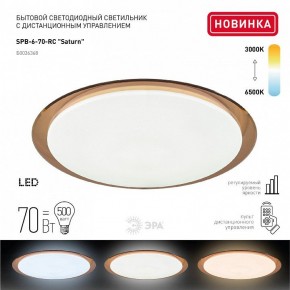 Накладной светильник Эра Классик SPB-6-70-RC Saturn (B) в Североуральске - severouralsk.ok-mebel.com | фото 2