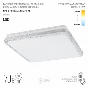 Накладной светильник Эра Классик SPB-6 Brilliance Slim S 70 в Североуральске - severouralsk.ok-mebel.com | фото 2