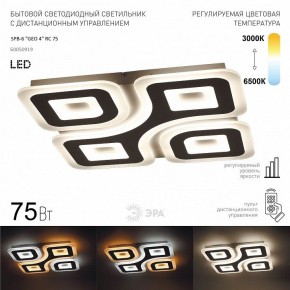 Накладной светильник Эра  SPB-6 GEO 4 RC 75 в Североуральске - severouralsk.ok-mebel.com | фото 2