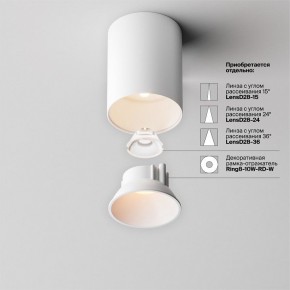 Накладной светильник Maytoni Alfa LED C064CL-8W2.7K-RD-WB в Североуральске - severouralsk.ok-mebel.com | фото 4