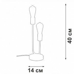Настольная лампа декоративная Vitaluce V3005 V3005-1/2L в Североуральске - severouralsk.ok-mebel.com | фото 5