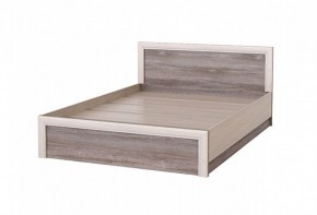 ОКТАВА Кровать 1600 (дуб клабхаус серый) в Североуральске - severouralsk.ok-mebel.com | фото