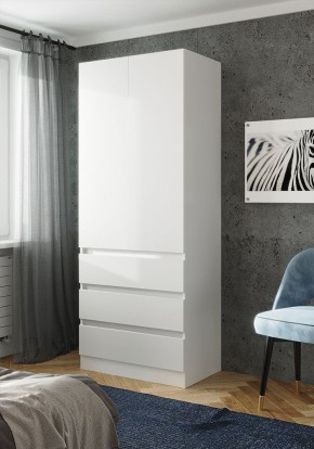 ПАРУС Шкаф 2-х ств. 800 (белый) в Североуральске - severouralsk.ok-mebel.com | фото