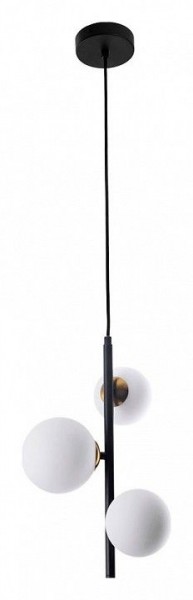 Подвесная люстра Arte Lamp Gemini A2243SP-3BK в Североуральске - severouralsk.ok-mebel.com | фото 2
