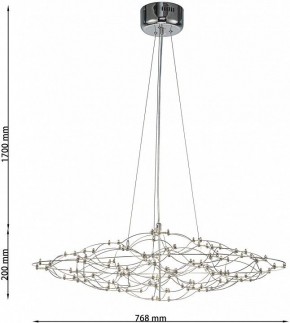 Подвесная люстра Favourite Thinner 4305-8P в Североуральске - severouralsk.ok-mebel.com | фото 5