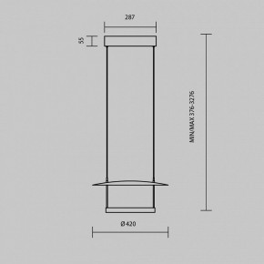 Подвесной светильник Maytoni Ambience MOD280PL-L23B3K1 в Североуральске - severouralsk.ok-mebel.com | фото 4