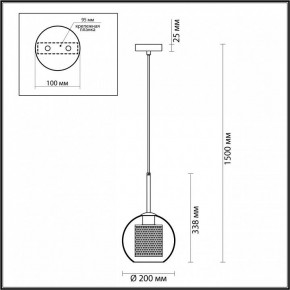 Подвесной светильник Odeon Light Clocky 4939/1 в Североуральске - severouralsk.ok-mebel.com | фото 4