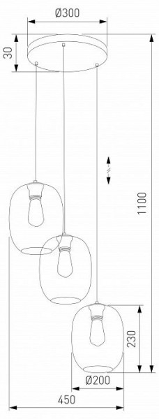 Подвесной светильник TK Lighting Elio 5973 Elio в Североуральске - severouralsk.ok-mebel.com | фото 3