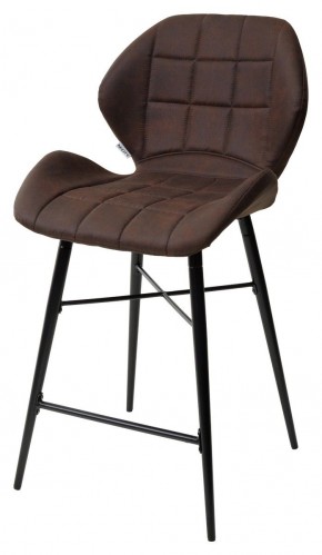 Полубарный стул MARCEL COWBOY-#800 темно-коричневый (H=65cm), ткань микрофибра М-City в Североуральске - severouralsk.ok-mebel.com | фото