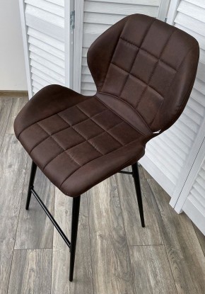 Полубарный стул MARCEL COWBOY-#800 темно-коричневый (H=65cm), ткань микрофибра М-City в Североуральске - severouralsk.ok-mebel.com | фото 3
