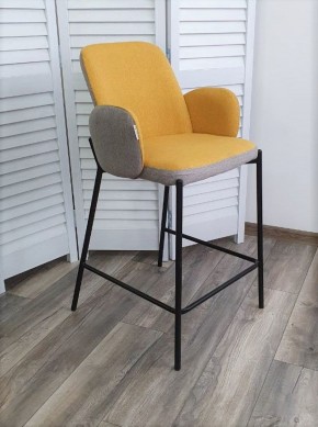 Полубарный стул NYX (H=65cm) VF106 желтый / VF120 серый М-City в Североуральске - severouralsk.ok-mebel.com | фото 3
