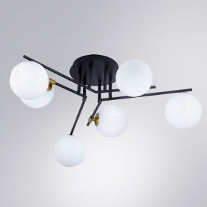 Потолочная люстра Arte Lamp Gemini A2243PL-6BK в Североуральске - severouralsk.ok-mebel.com | фото 2