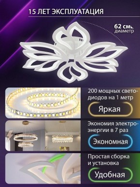 Потолочная люстра Natali Kovaltseva FORTUNA LED LAMPS 81107/6C в Североуральске - severouralsk.ok-mebel.com | фото 5