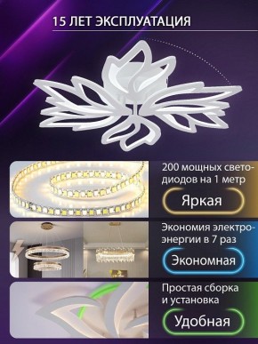 Потолочная люстра Natali Kovaltseva RIF LED LAMPS 81118/5C в Североуральске - severouralsk.ok-mebel.com | фото 5
