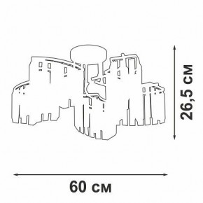 Потолочная люстра Vitaluce V5884 V5884-0/5PL в Североуральске - severouralsk.ok-mebel.com | фото 3