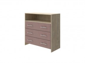 PROxSON Комод Varna (ЛДСП Бунратти+ткань Бунратти/Ultra Горячий шоколад) 90x40 в Североуральске - severouralsk.ok-mebel.com | фото