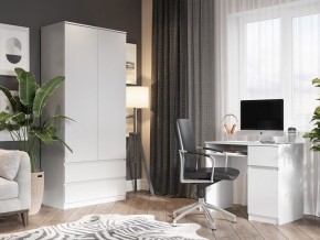 Шкаф 2-ств. с 2 ящиками "Бьянко" в Североуральске - severouralsk.ok-mebel.com | фото 4