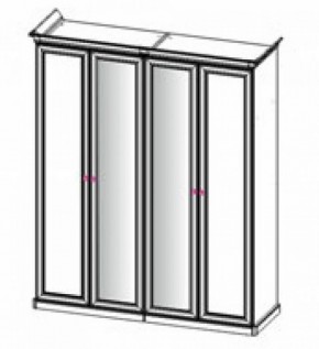 Шкаф 4-х створчатый (2+2) с Зеркалом "Патрисия" (караваджо) в Североуральске - severouralsk.ok-mebel.com | фото