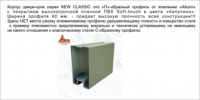 Шкаф-купе 1500 серии NEW CLASSIC K2+K2+B2+PL2(2 ящика+1 штанга+1 полка) профиль «Капучино» в Североуральске - severouralsk.ok-mebel.com | фото 17