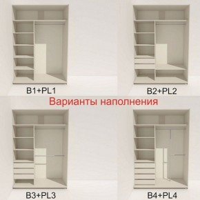 Шкаф-купе 1600 серии SOFT D1+D3+B2+PL1 (2 ящика+1штанга) профиль «Графит» в Североуральске - severouralsk.ok-mebel.com | фото 5